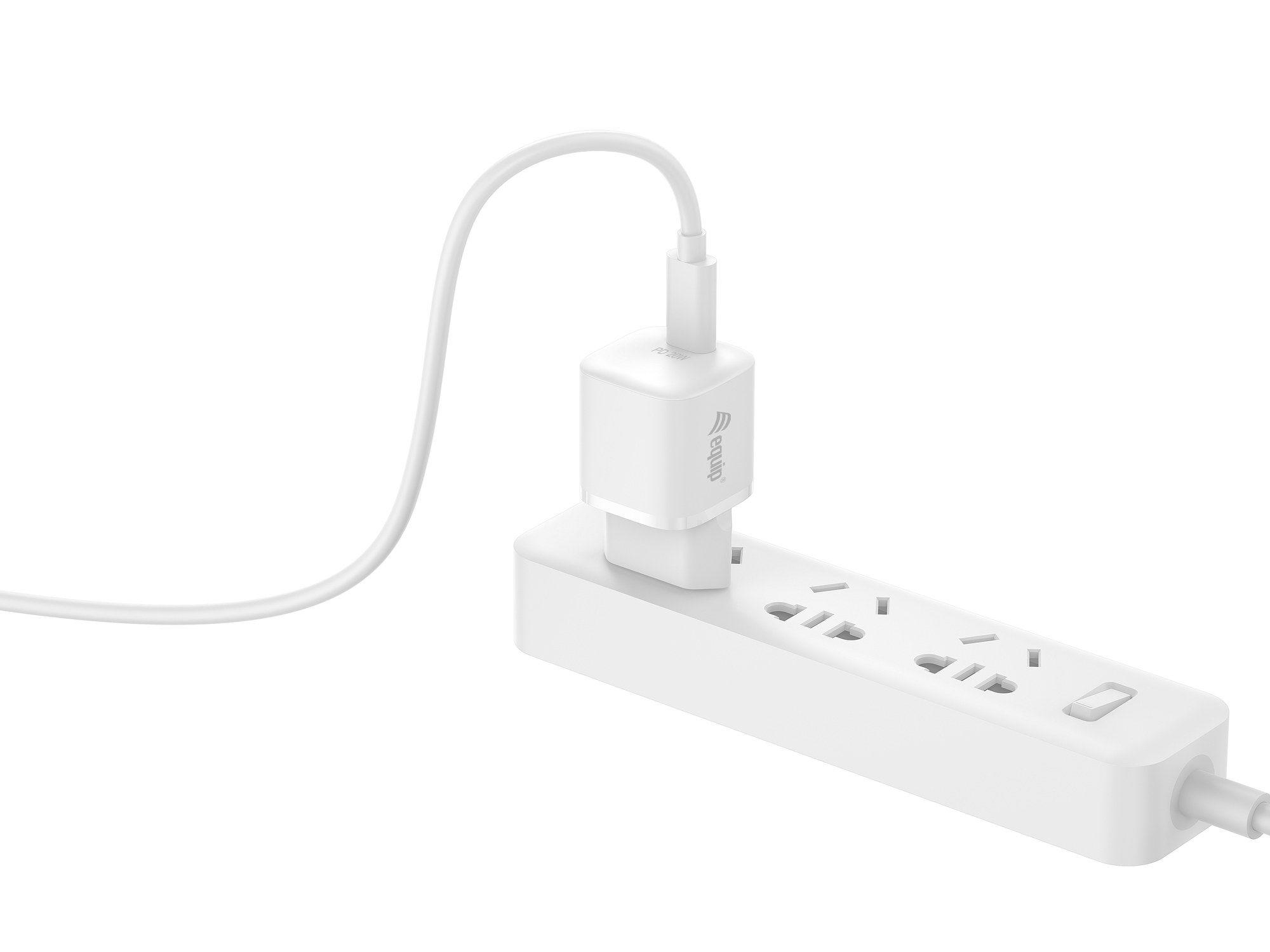 Carregador de Parede USB-C EQUIP 245530 (20 W - Branco), miniatura 3