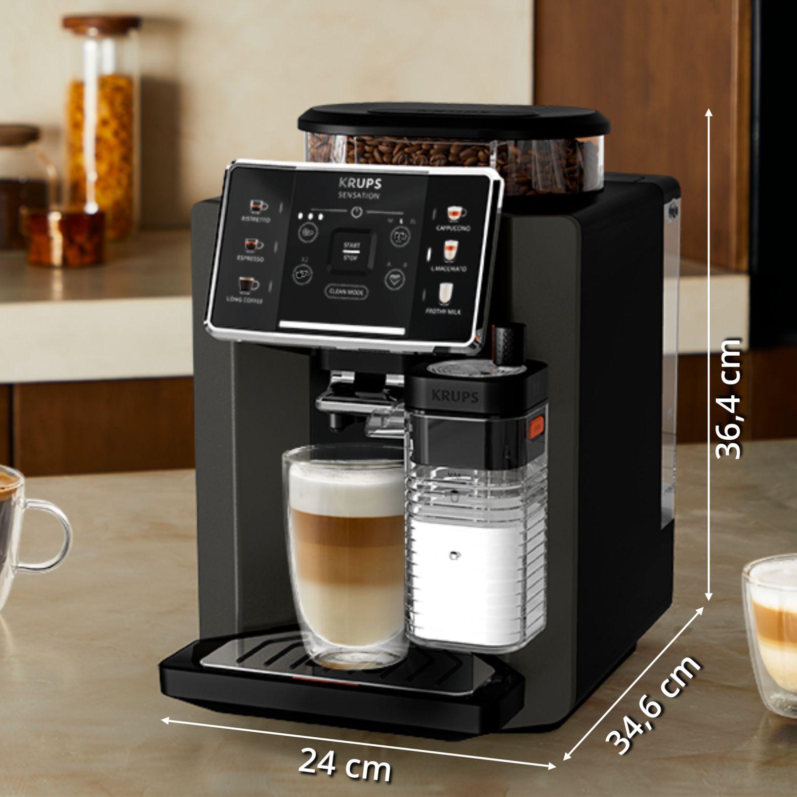 Máquina de Café Expresso Automática KRUPS EA912910 (Grãos de café - 1450 W - 1,7 l - Preto) — miniatura 9