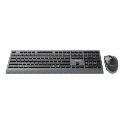 Teclado e Rato GEMBIRD KBS-WPS-02 (Internacional - RF sem fios - Preto) — miniatura 2