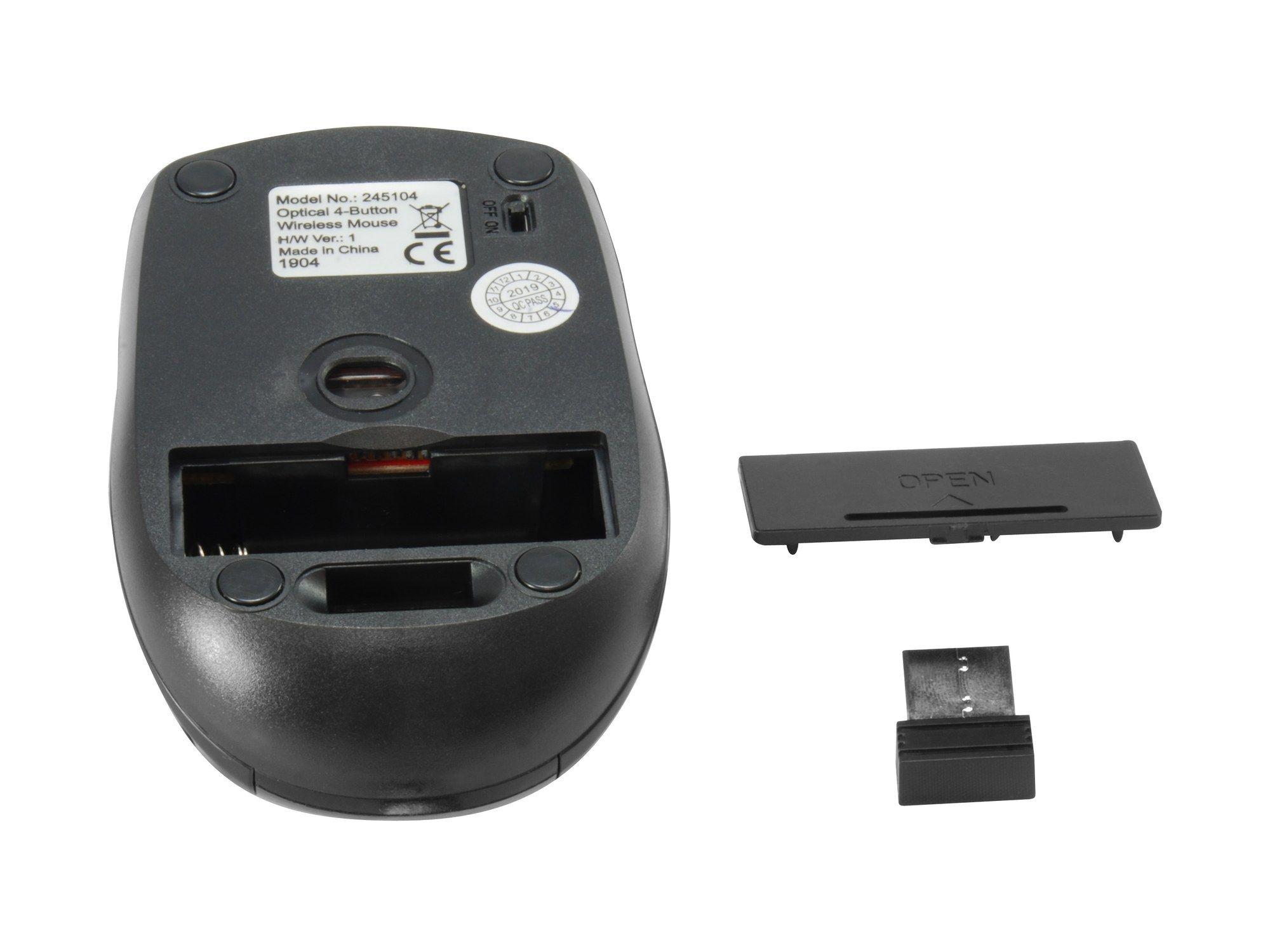 Rato EQUIP 245104 (Ambidestro - 1600 DPI - Ótico - Preto), miniatura 6