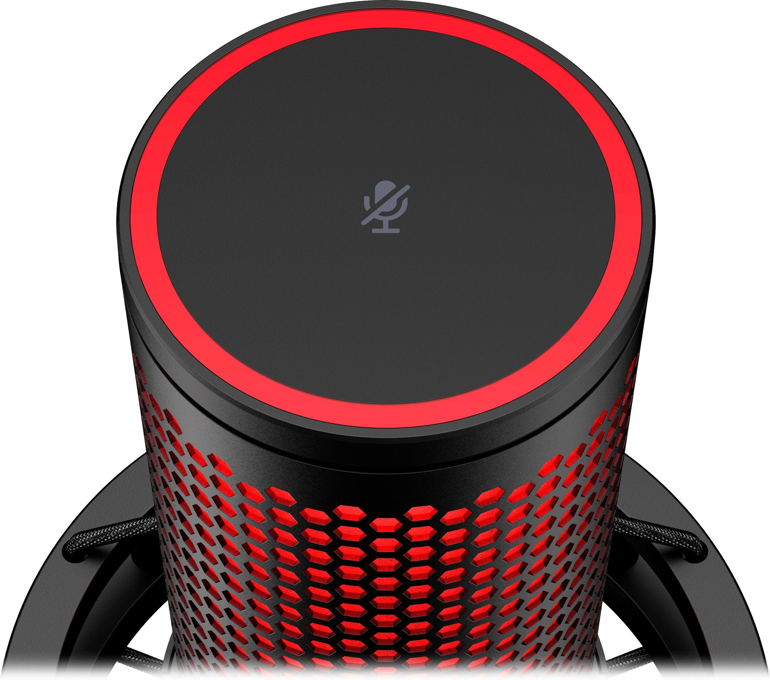 Microfone HYPERX QuadCast 2 (Microfone de podcast - Com fios - 3,5 mm - Preto) — miniatura 4