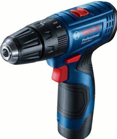 Berbequim Aparafusador Sem Fios BOSCH GSB 120-LI (12 V - 2 x 2,0 Ah)