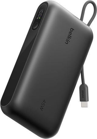 Bateria Externa BELKIN BPB030HQBK (20000 mAh - 71 Wh - USB Type-C - Preto)