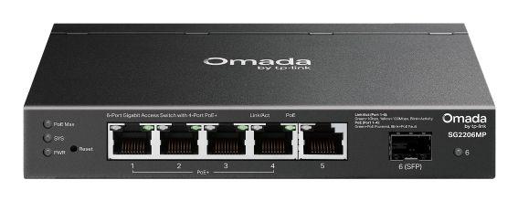 Switch de Rede TP-LINK Omada SG2206MP (Gigabit Ethernet - 4,1 MB - 12 Gbit/s) — imagem 1