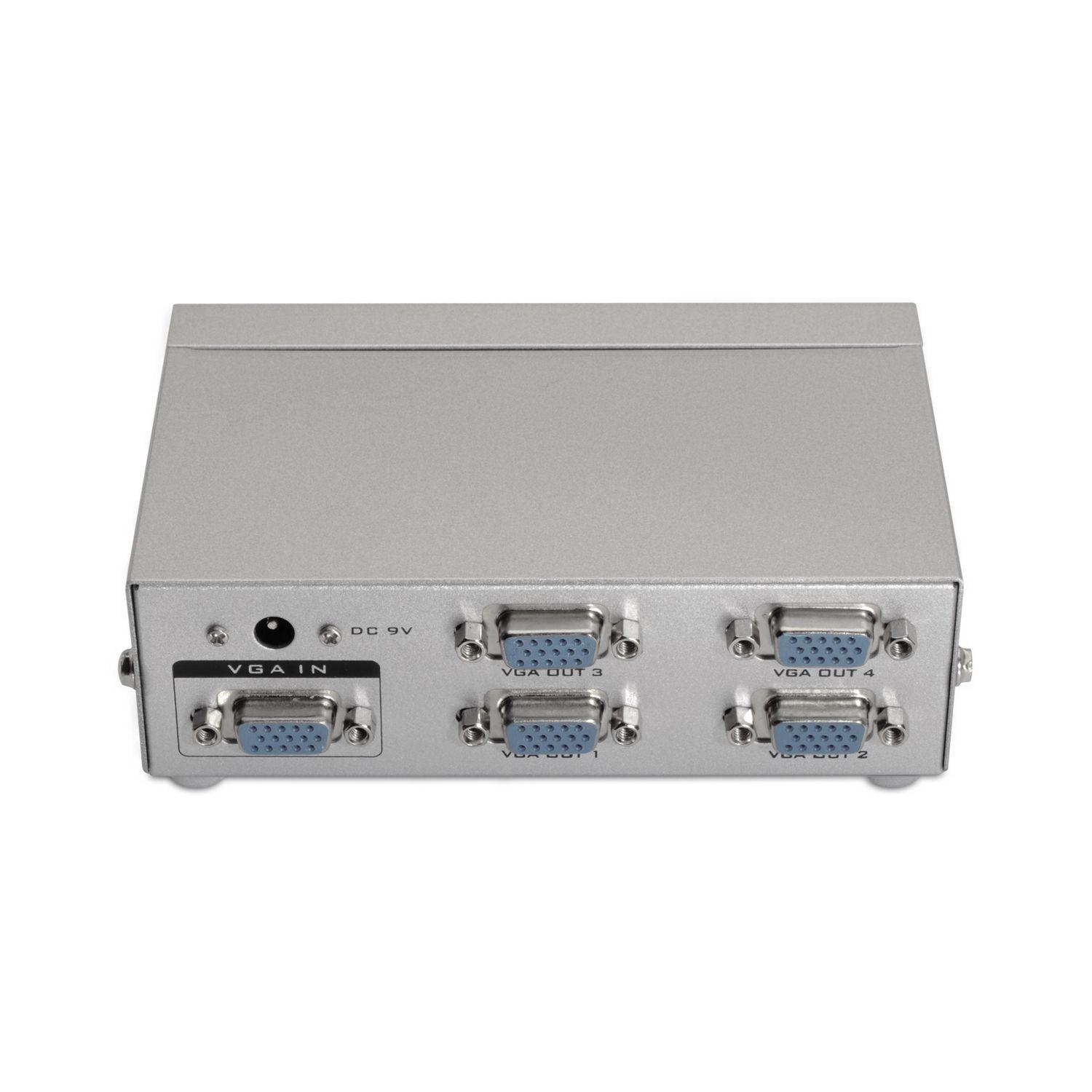 Divisor de Sinal VGA AISENS A116-0085 (Cinzento)