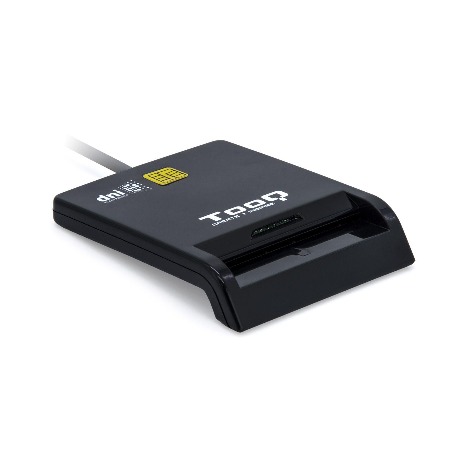 Leitor de Cartões Inteligentes TOOQ TQR-211B (USB 2.0 - Preto)
