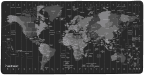 Tapete de Rato NATEC Time Zone Map Maxi (Preto)