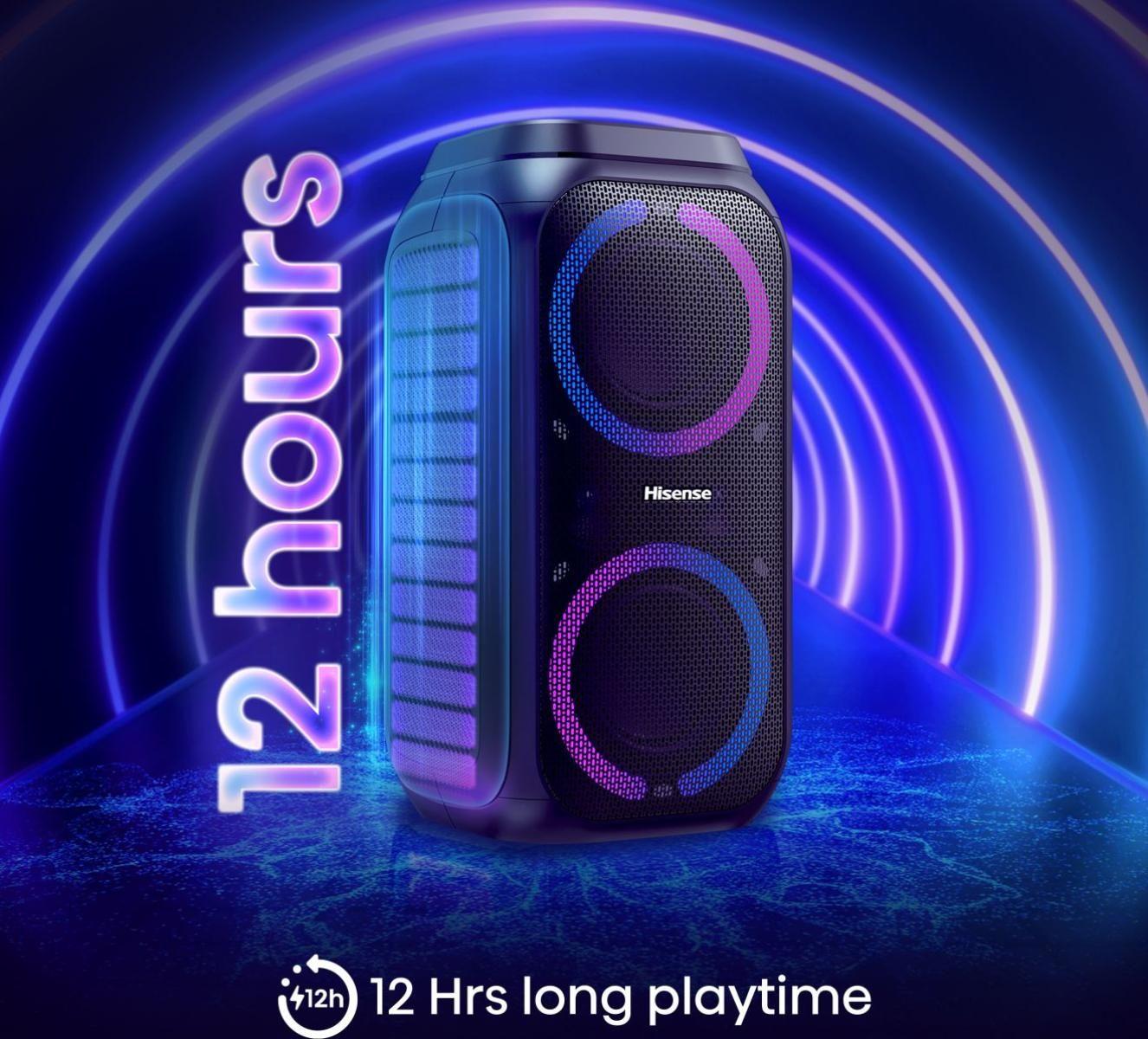 Coluna de Festa HISENSE Party Rocket 160 (160 W - Com fios e sem fios - Preto), miniatura 5