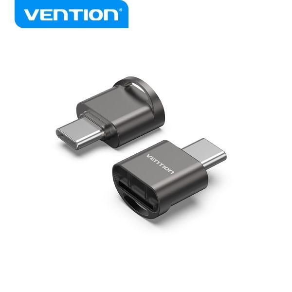 Leitor de Cartões de Memória VENTION CLMH0 (USB 2.0 Tipo-C - Cinzento), miniatura 2