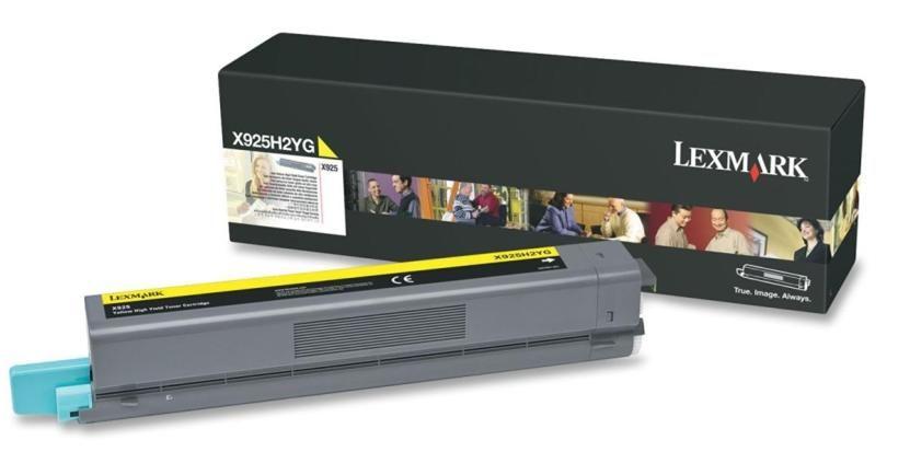 Toner LEXMARK X925H2YG (7500 páginas - Amarelo)