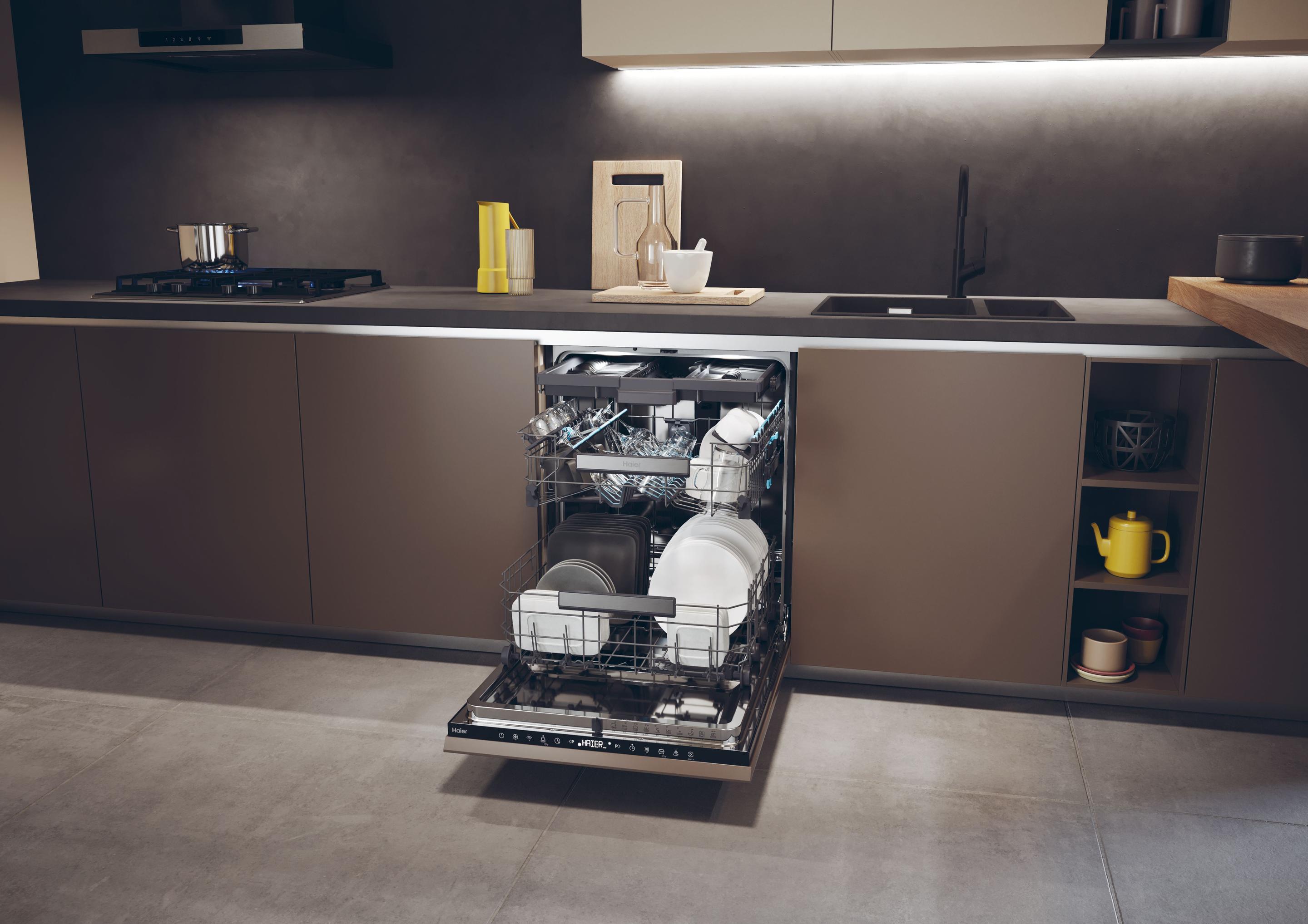 Máquina de Lavar Loiça Encastre HAIER XI6B0S3FSB (16 talheres - B - 9,5 l), miniatura 7