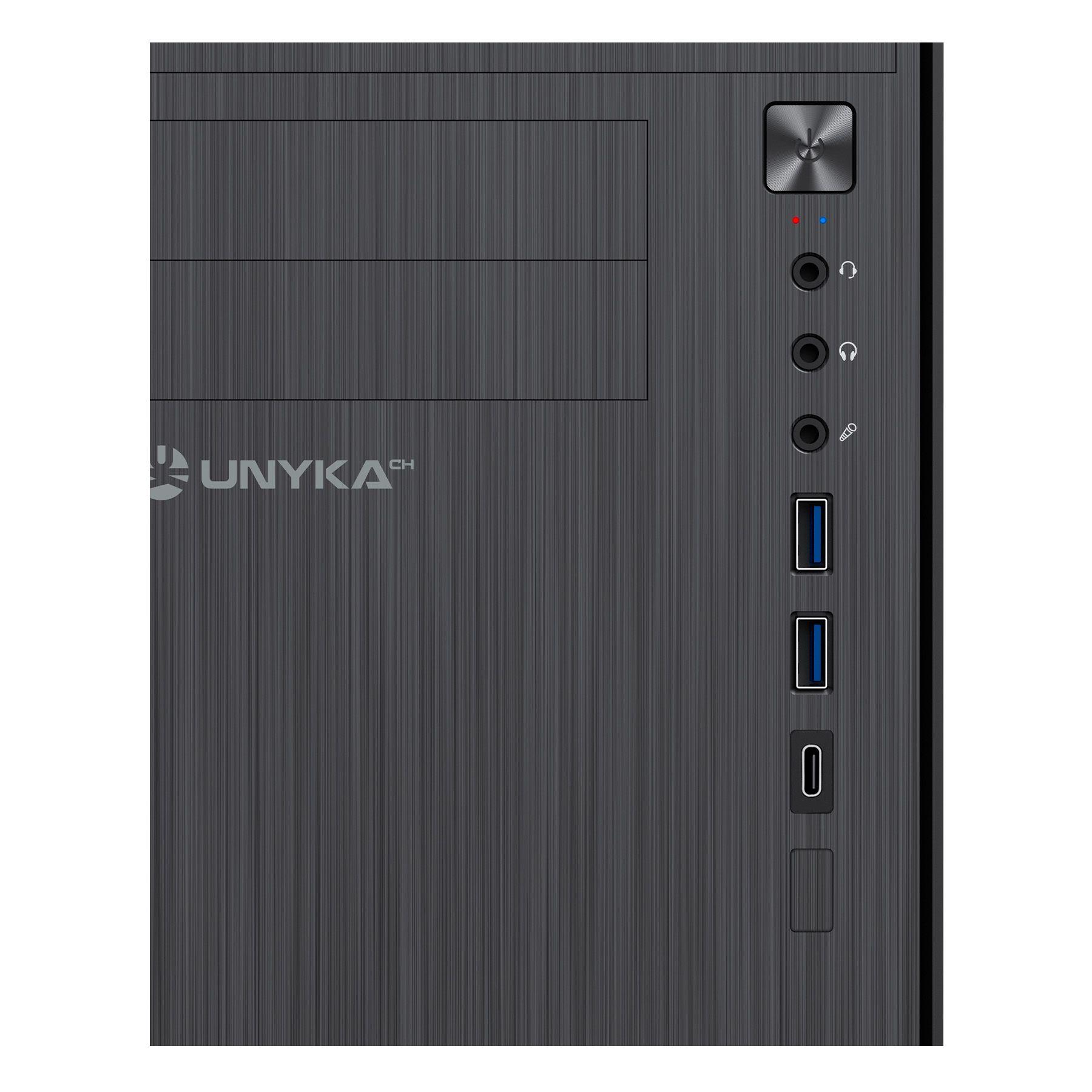 Caixa PC UNYKACH AERO C12 V2 (micro ATX - Micro Tower - 14 cm - Preto) — miniatura 7
