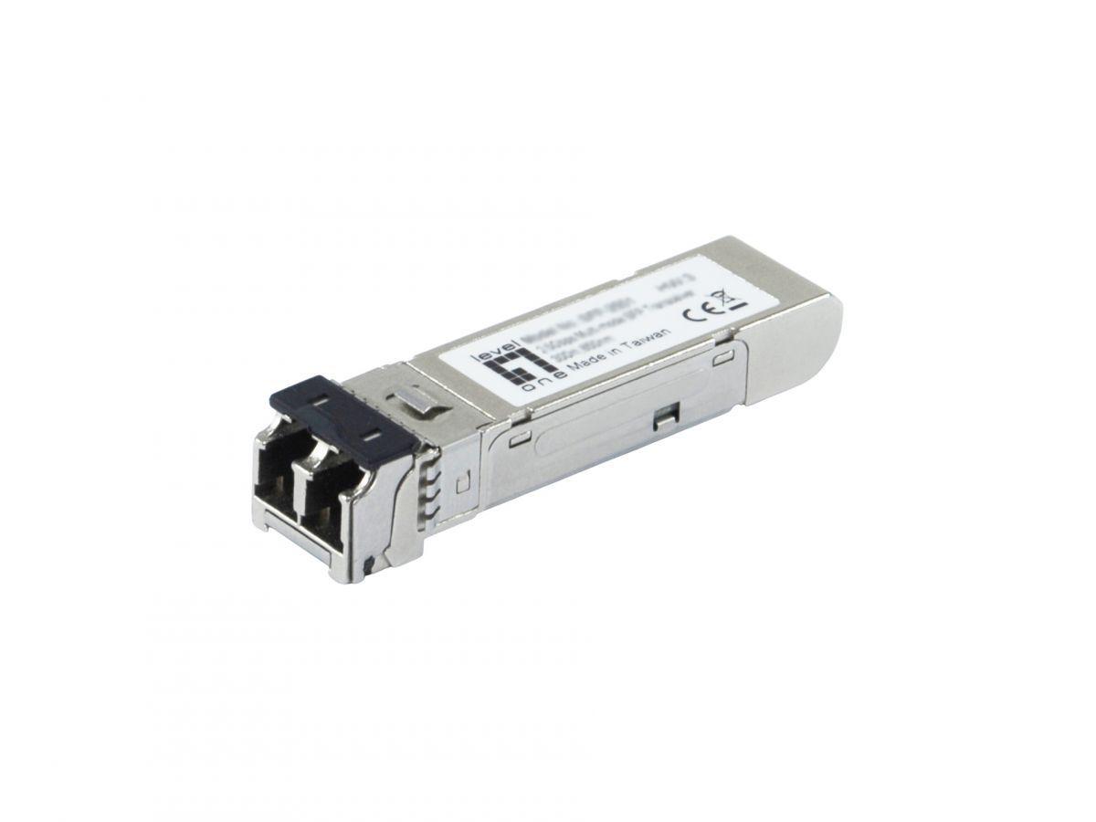 Módulo Transcetor de Fibra Ótica LEVELONE SFP-2601 (1 unidade - 2500 Mbit/s - Prateado)