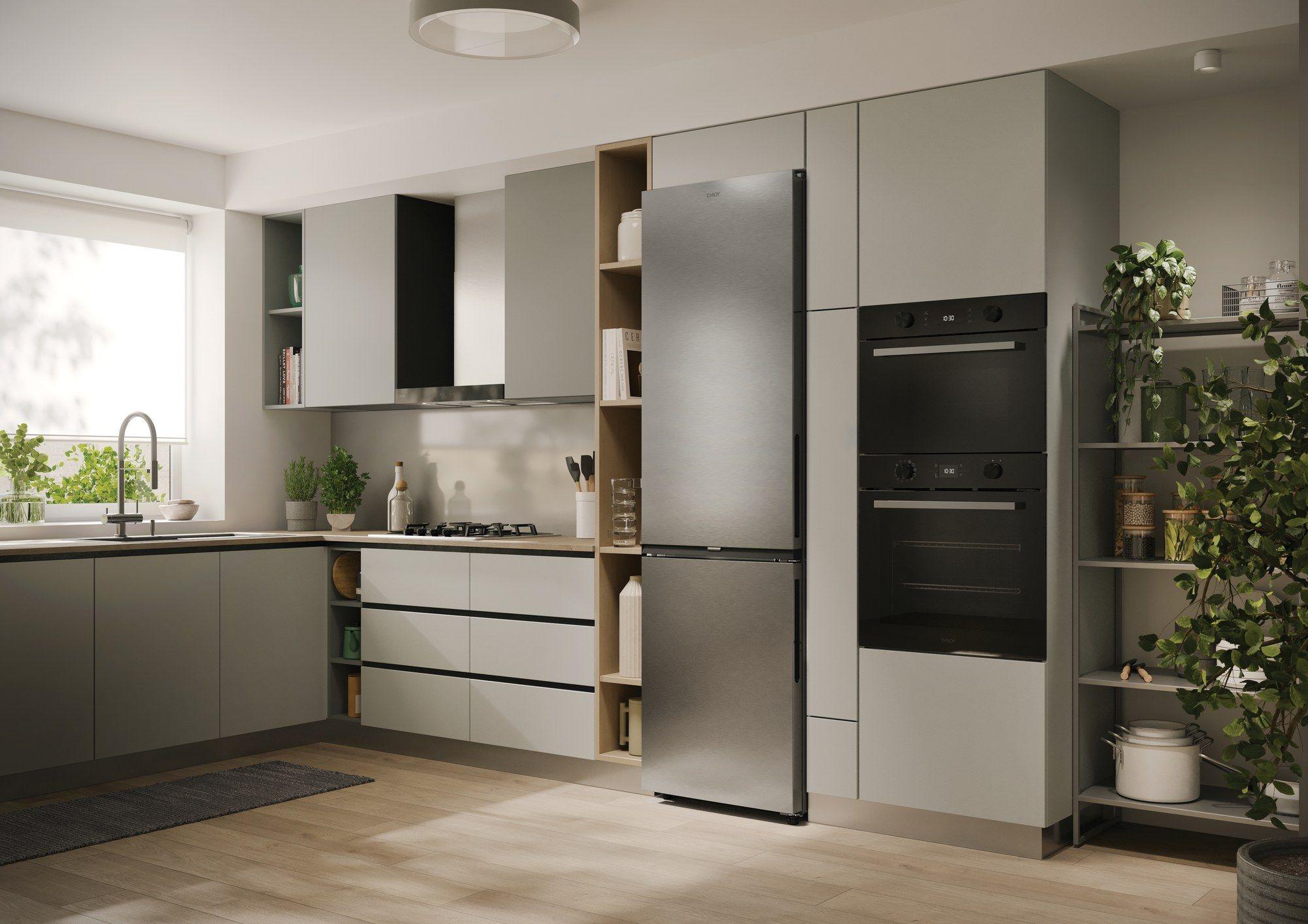 Frigorífico Combinado Independente CANDY CNCQ2T620AX (409 l - 205x59,5x66,7 cm - 205 cm - Inox) — miniatura 14