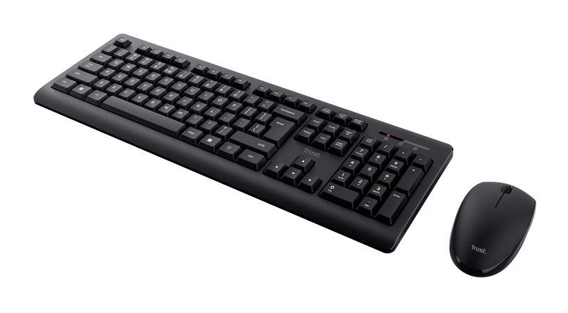 Conjunto de Teclado e Rato TRUST Primo (Inglês - Membrana - Tamanho completo - Preto) — miniatura 3
