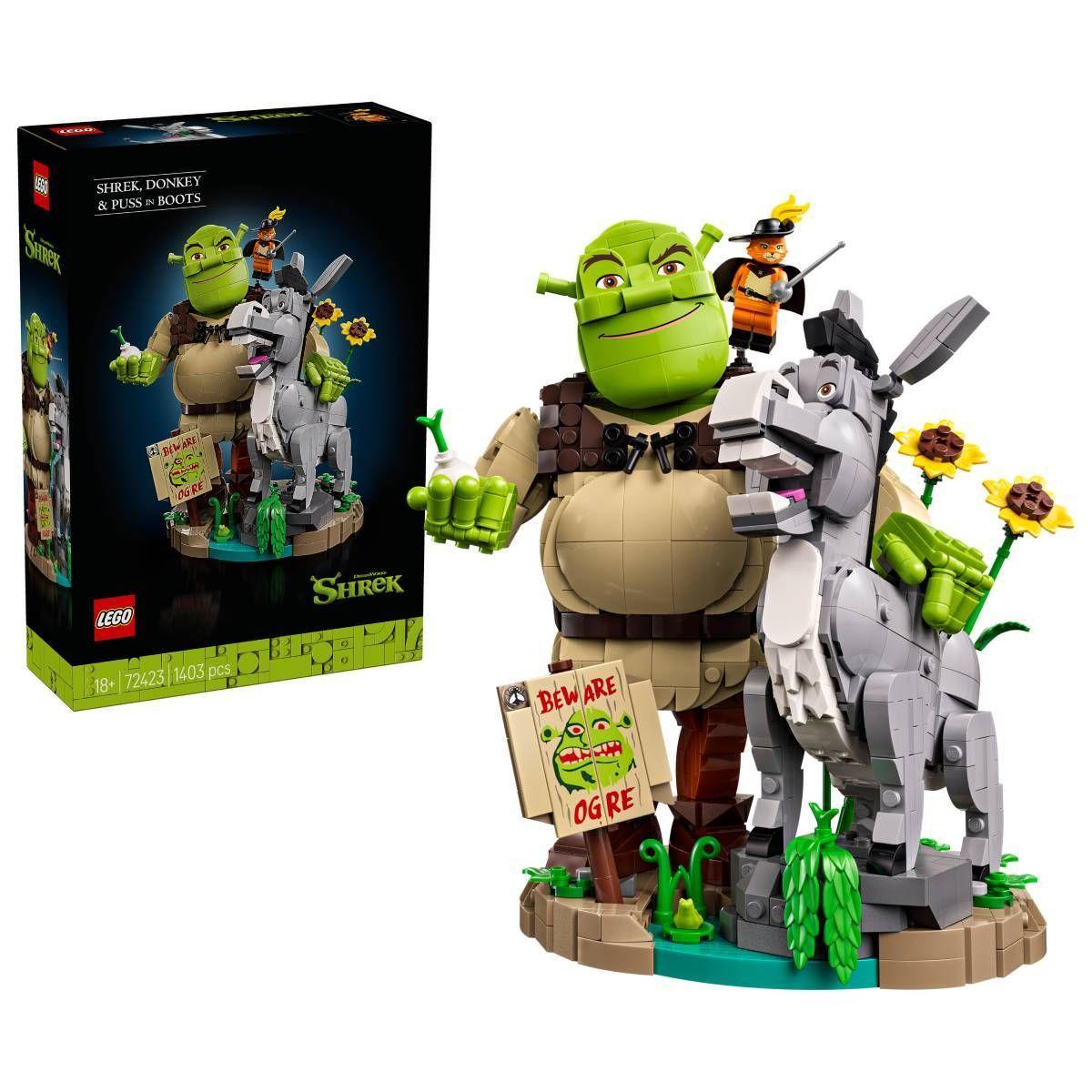 LEGO 72423 Shrek Shrek, Burro e Gato das Botas (18+ anos - 1403 peças), miniatura 3