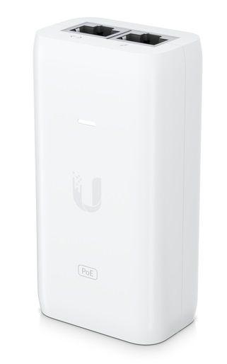Injetor PoE UBIQUITI U-POE-AF (Gigabit Ethernet - 1000 Mbit/s - Branco), miniatura 3