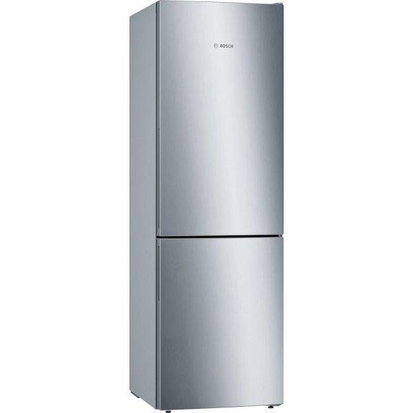 Frigorífico Combinado Independente BOSCH KGE36AICA (312 l - 186x60x65 cm - 60 cm - Inox)