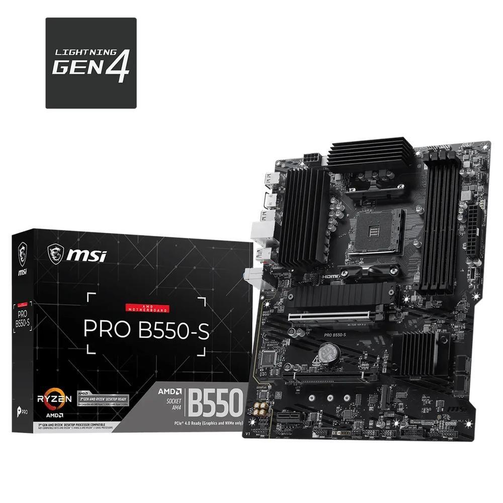 Motherboard MSI PRO B550-S (AM4 - ATX - Dual-channel)