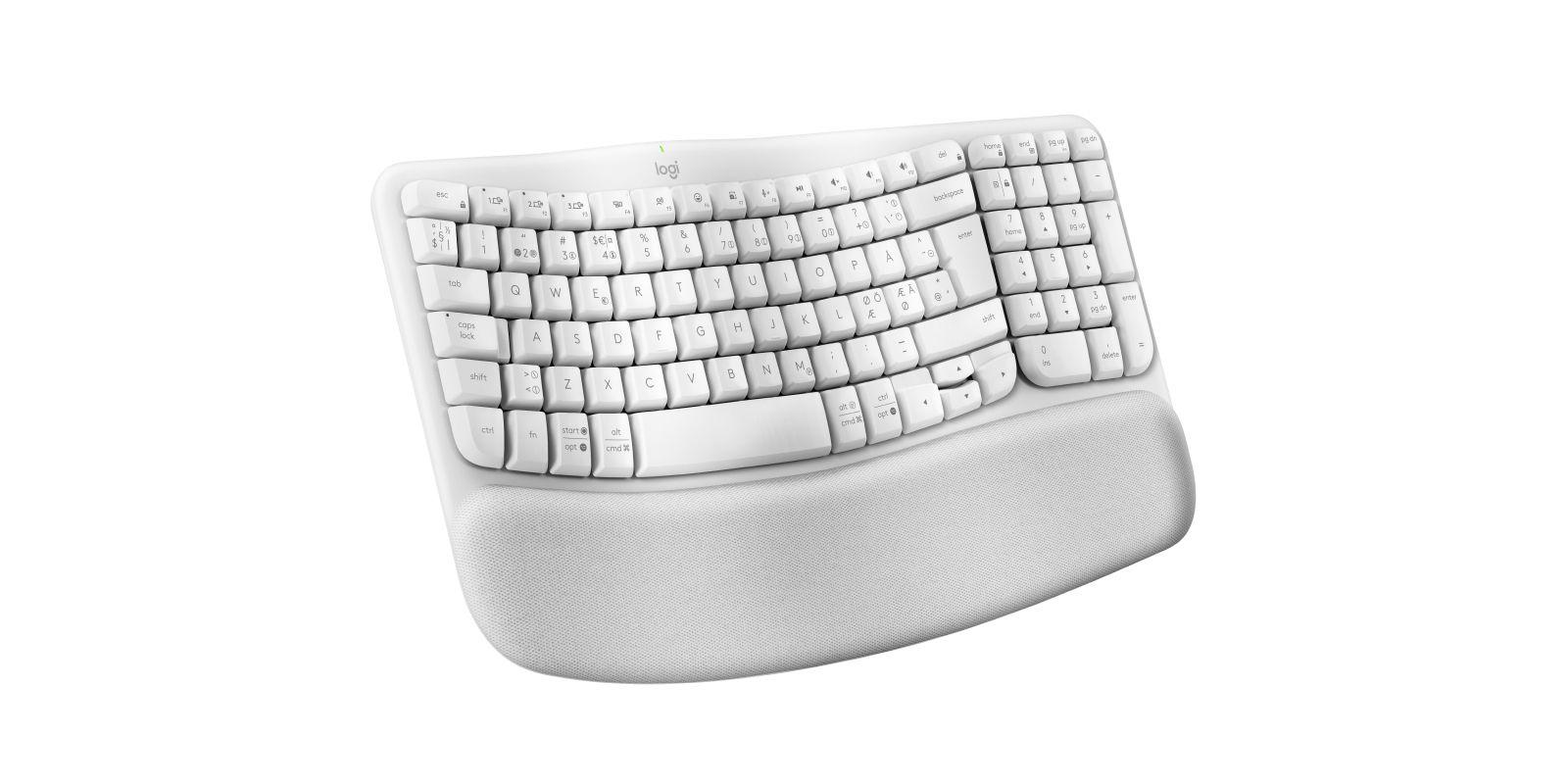 Teclado LOGITECH Wave Keys (Nórdico - Interruptor de membrana - Tamanho completo - Branco), miniatura 3