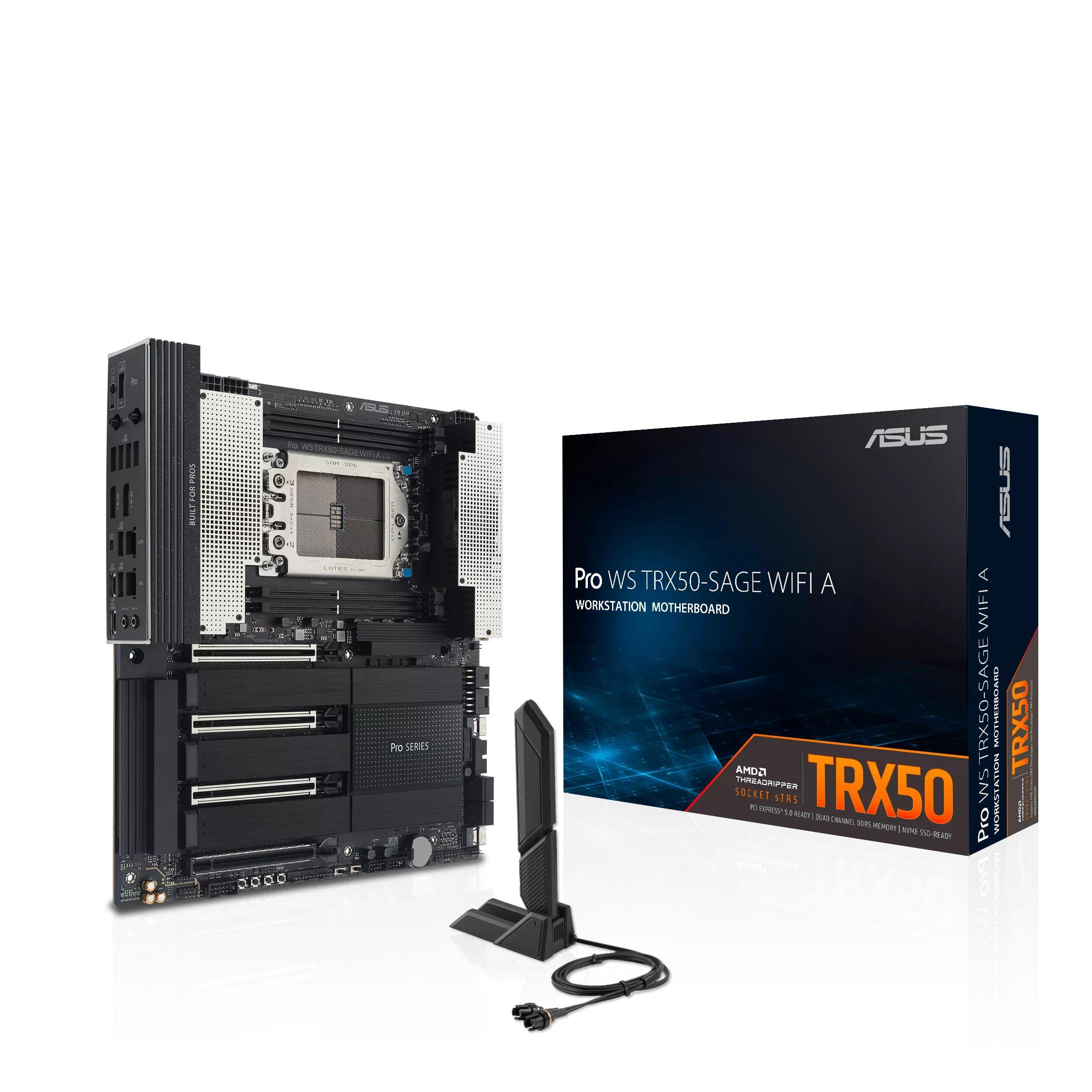 Motherboard ASUS PRO WS TRX50-SAGE WIFI A (sTR5 - CEB - Duplo canal - Alumínio e Preto), miniatura 6