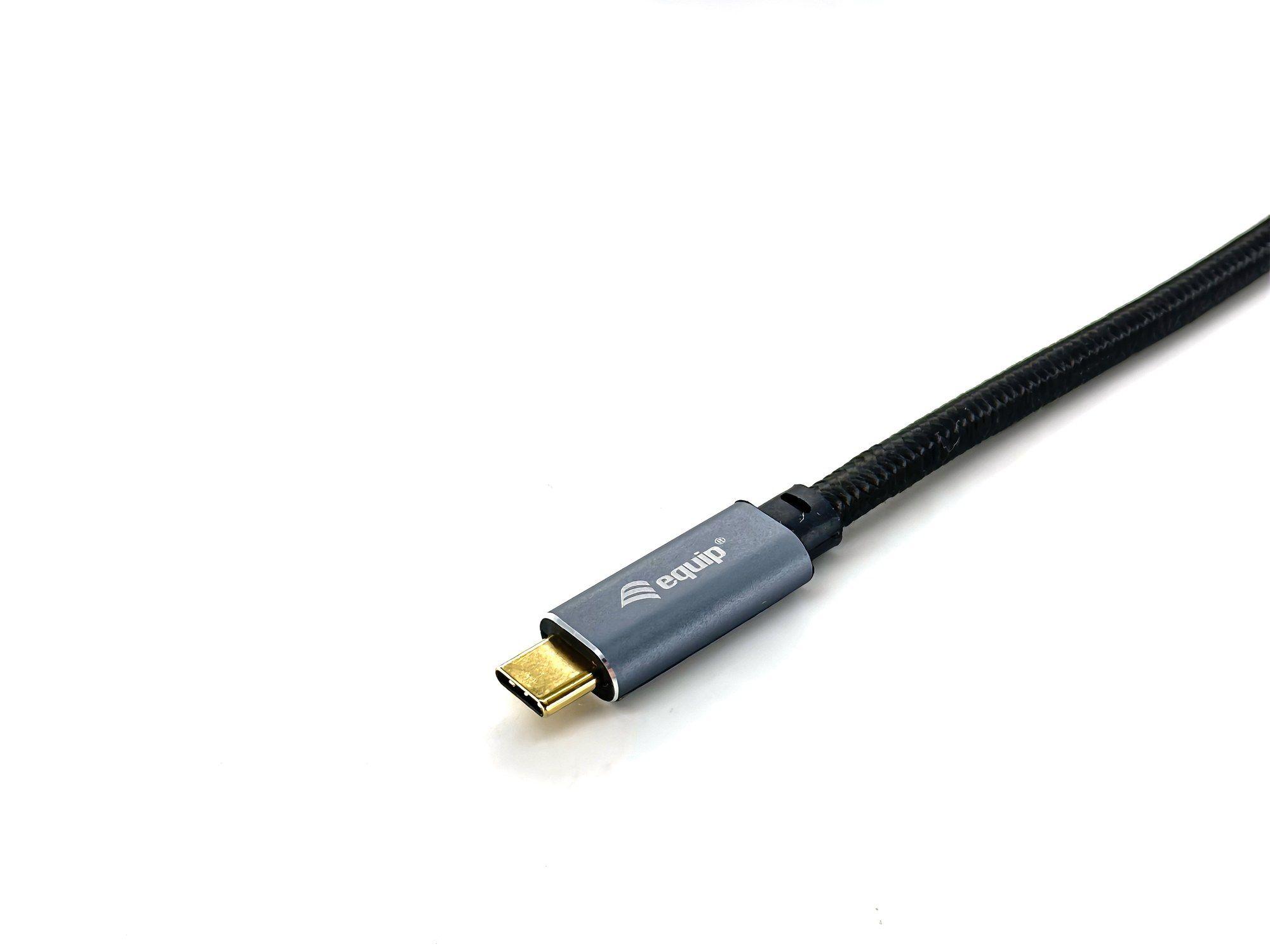 Cabo USB-C EQUIP 128357 (2 m - USB-C macho - Preto) — miniatura 3