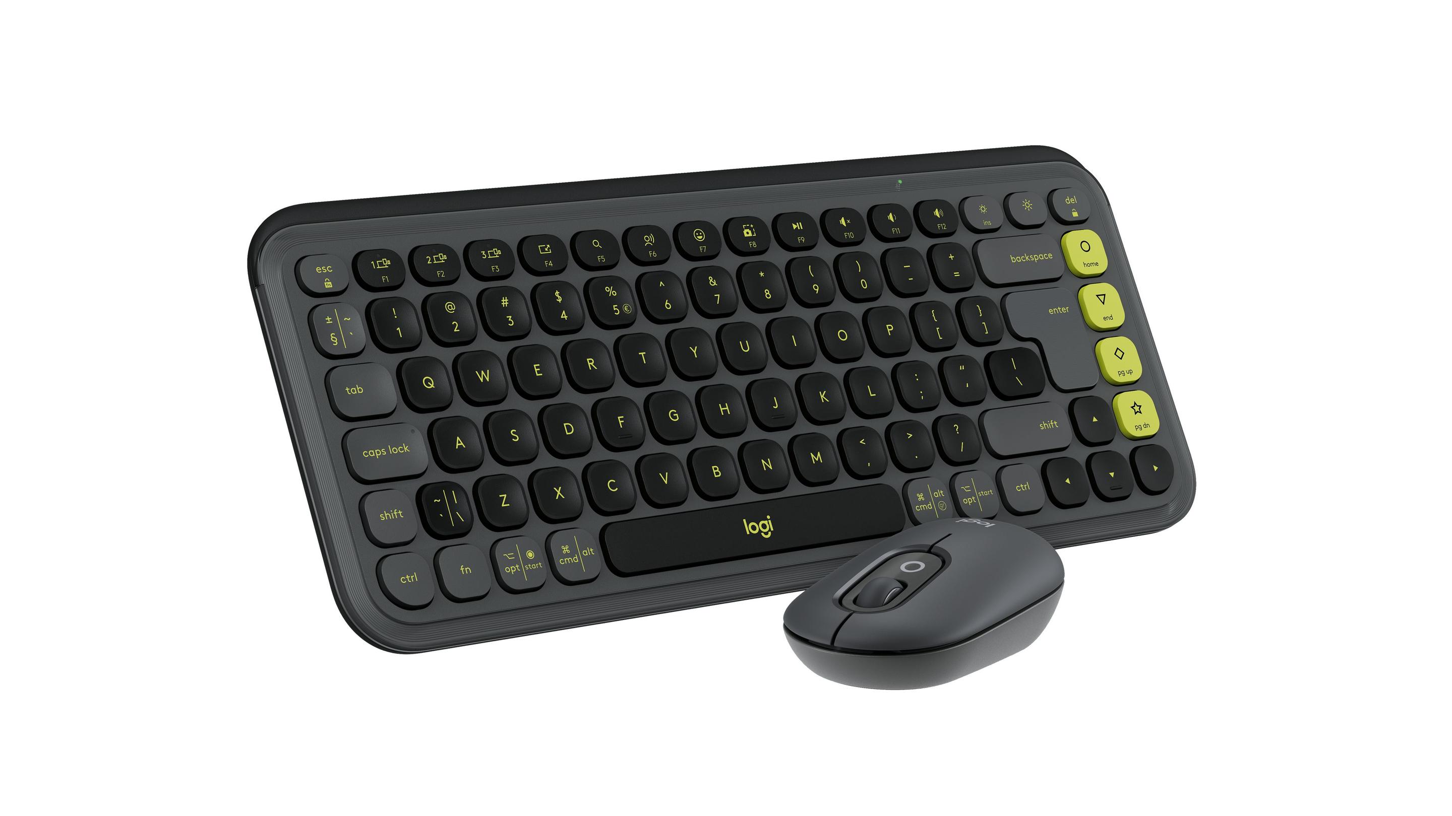 Teclado e Rato LOGITECH POP Icon Combo (Estados Unidos - Teclas tesoura - Mini - Grafite) — miniatura 4