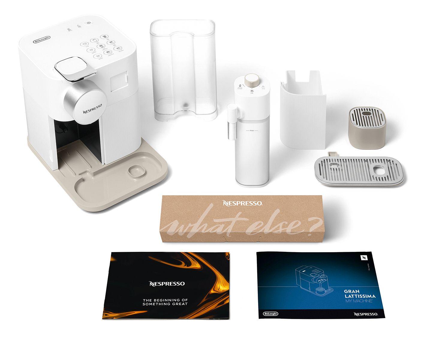 Máquina de Café de Cápsulas DELONGHI Gran Lattissima EN640.W (Nespresso - 1400 W - 19 bar - Branco) — miniatura 5