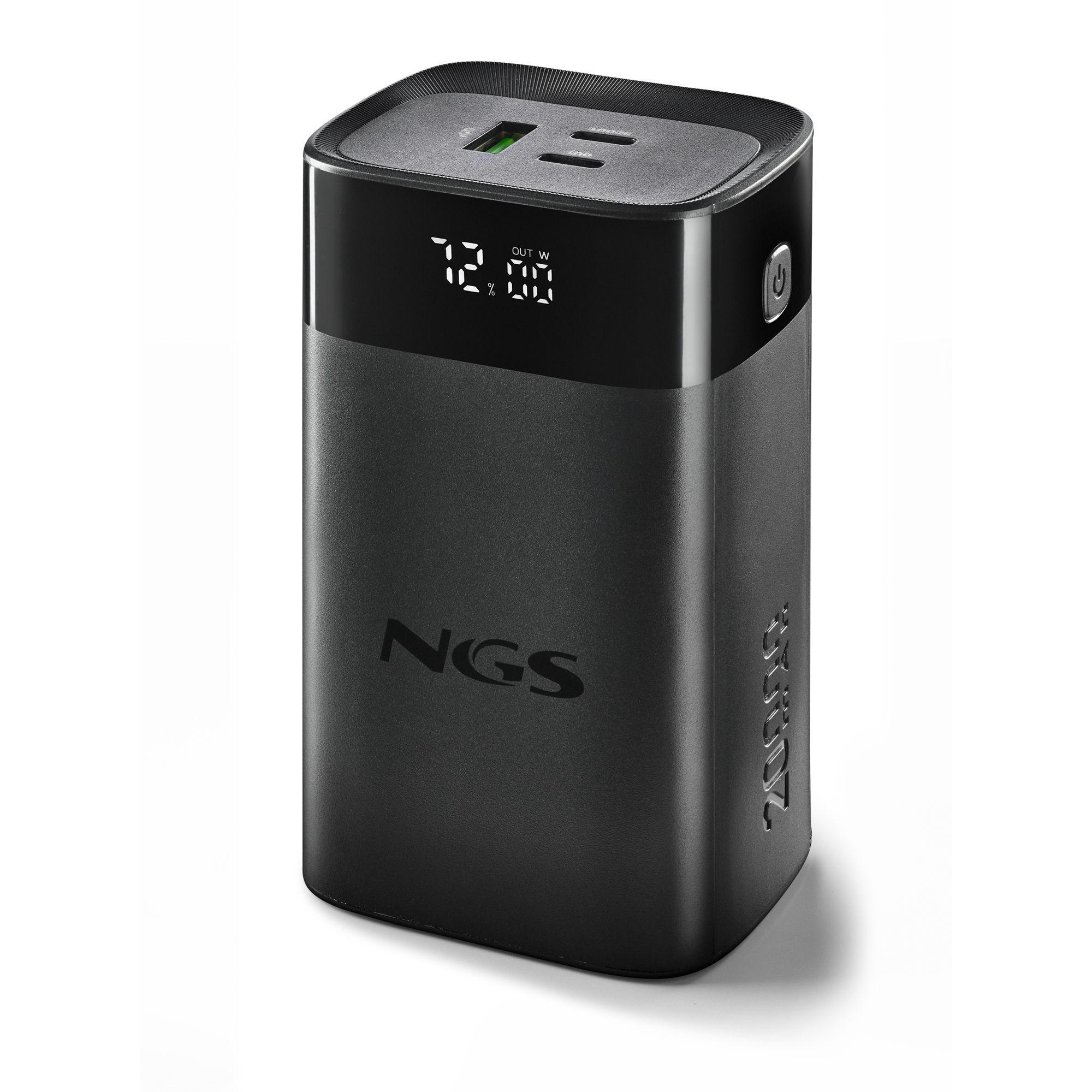 Powerbank NGS TWIX20 (20000 mAh - 74 Wh - USB Type-C - Preto)