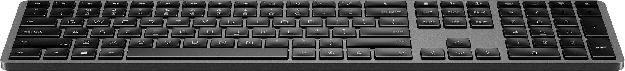 Teclado HP 975 (Teclas tesoura - Tamanho grande - RF Wireless + Bluetooth - Preto), miniatura 12