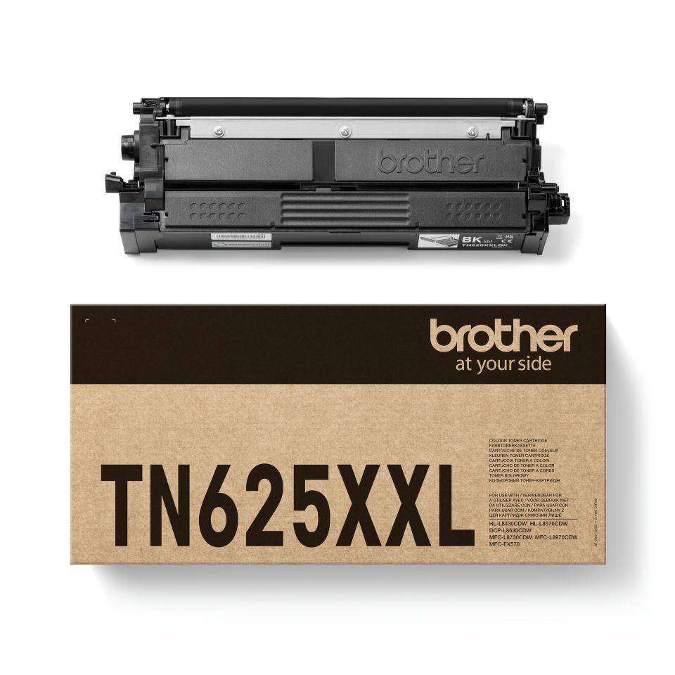 Toner BROTHER TN-625XXLBK (7500 páginas - Preto)