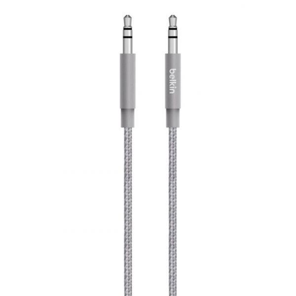 Cabo Jack 3,5 mm BELKIN MIXIT Premium AV10164bt04-GRY (1,2 m - Cinzento)