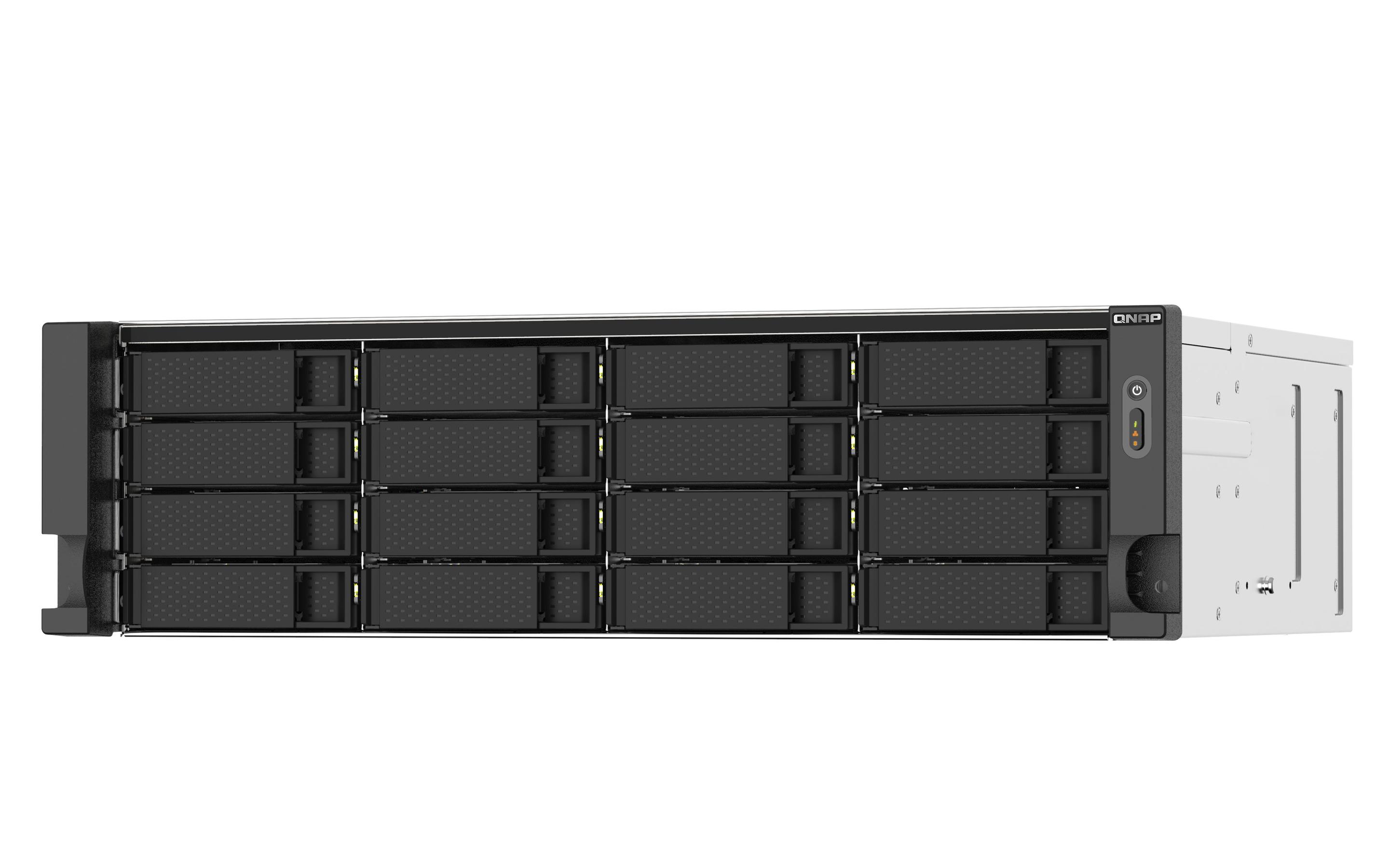 NAS QNAP TS-1673AU-RP-16G (Serial ATA II, Serial ATA III - 16 GB - 16 baias - Preto e Cinzento), miniatura 3