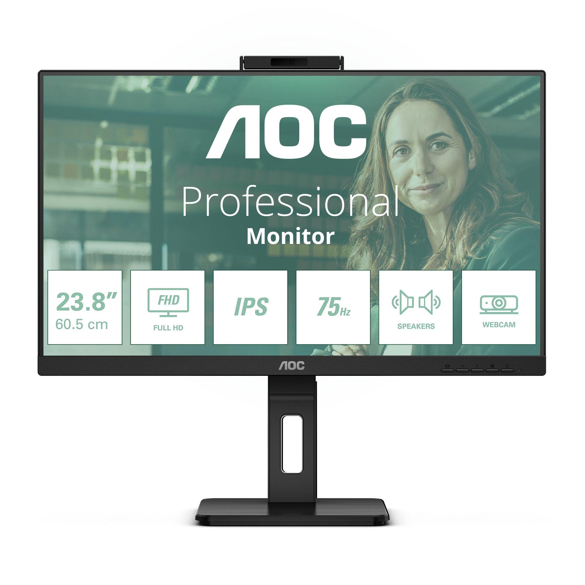 Monitor AOC 24P3QW (23,8" - IPS - 100 Hz - Preto)