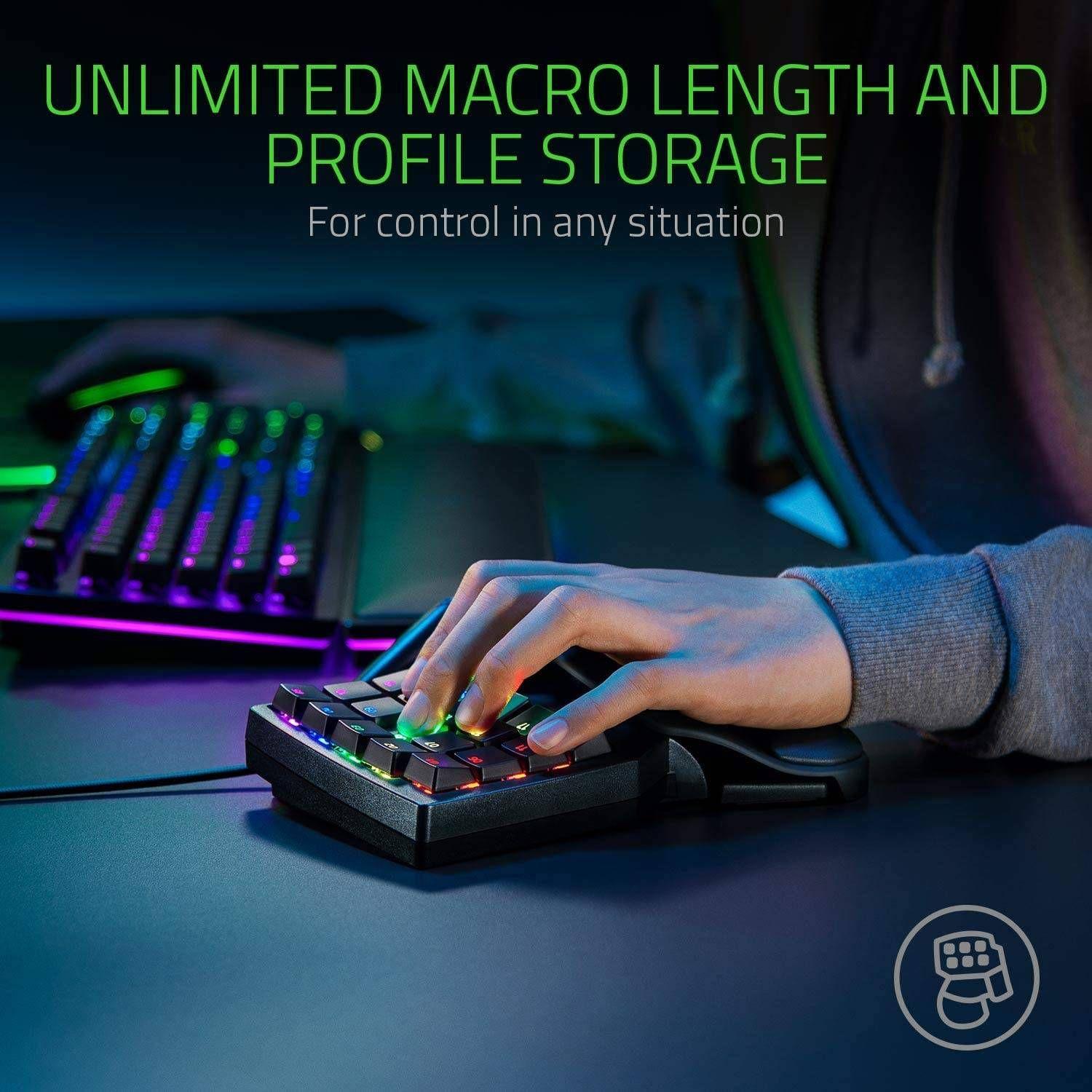 Keypad RAZER Tartarus Pro (Ópticos analógicos - Keypad Gaming - USB - Preto) — miniatura 2