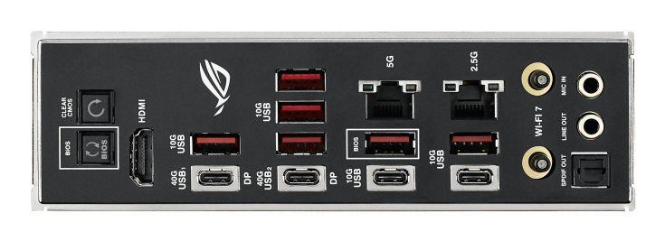 Motherboard ASUS ROG Crosshair X870E Hero BTF (AM5 - ATX - Duplo canal - Multicor), miniatura 8