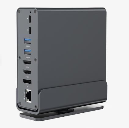 Estação de Ancoragem GEMBIRD Cablexpert A-CF-COMBO15-01 (USB-C - 15 em 1)