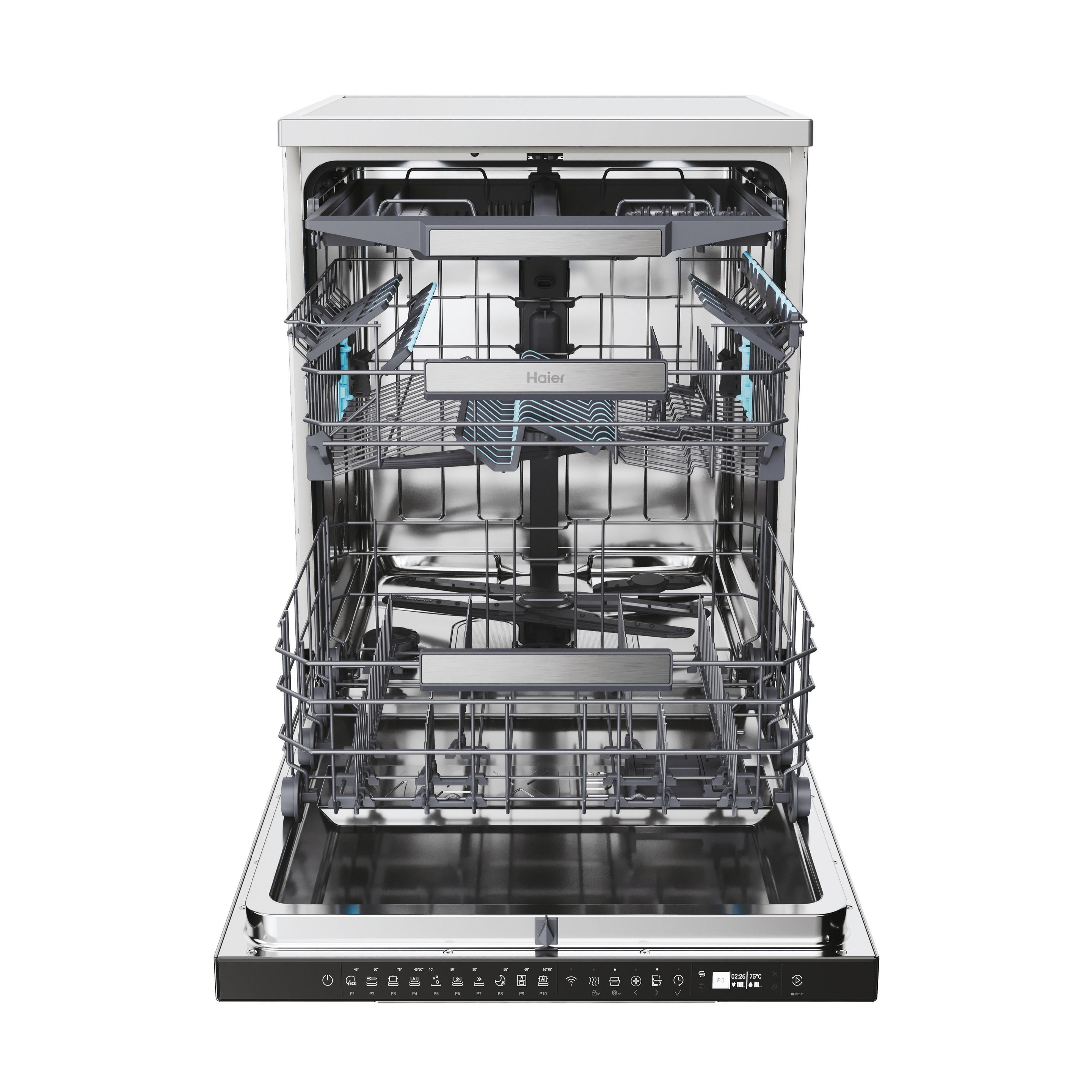 Máquina de Lavar Loiça Independente HAIER XF6B2M3PX (16 talheres - B - 9,5 l - Prateado), miniatura 4