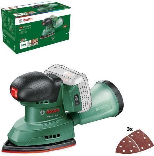 Multilixadeira BOSCH EasySander 18V-8 (Preto e Verde)