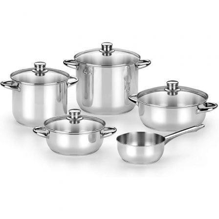 Bateria de Cozinha MONIX Optima (Aço inoxidável - Inox)