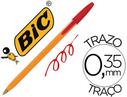 Caneta Esferográfica BIC Orange Original Fine (Vermelho), miniatura 2