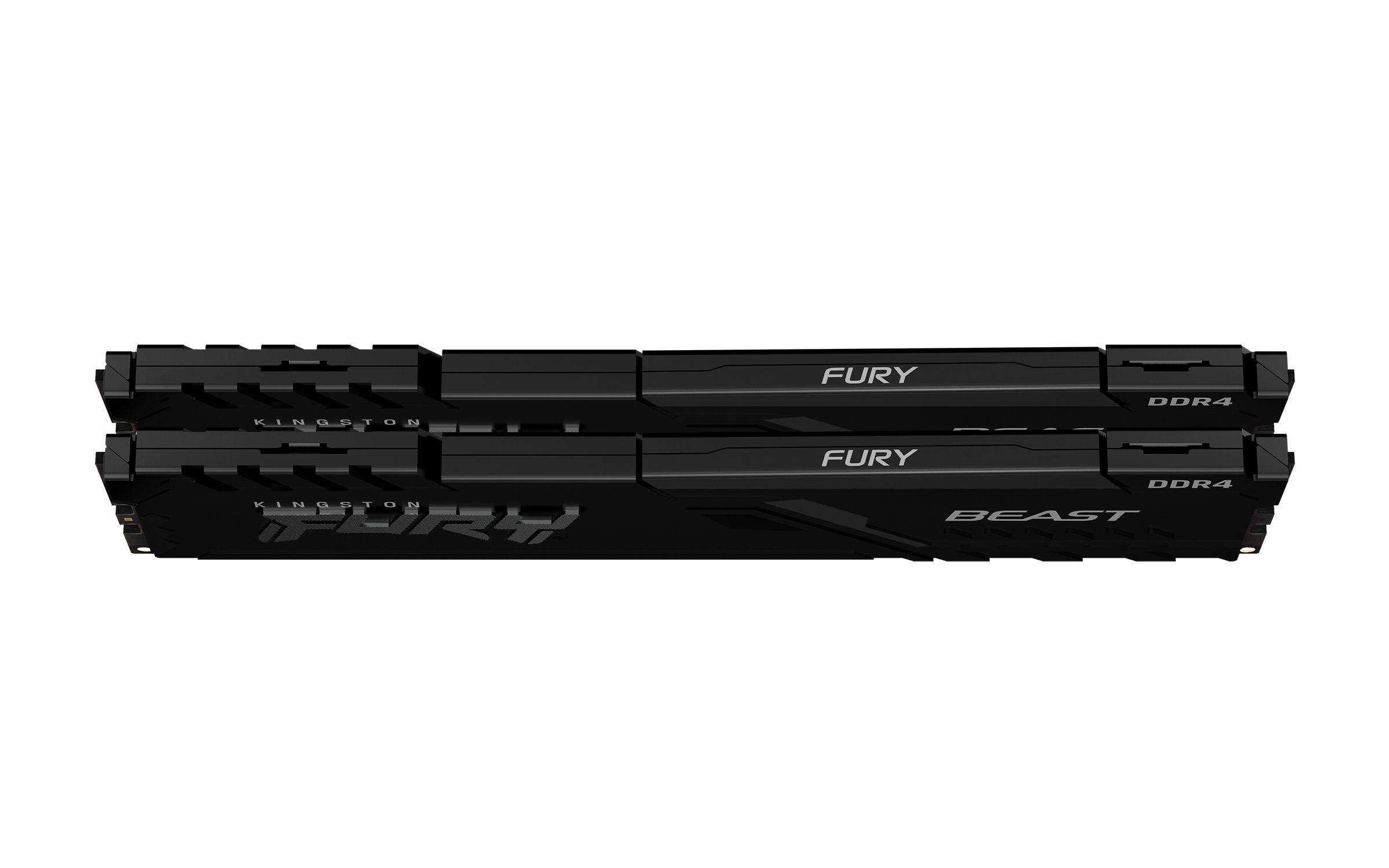 Kit de Memória RAM DDR4 KINGSTON FURY Beast KF432C16BB1K2/32 (3200 MHz - 32 GB - DIMM) — miniatura 2
