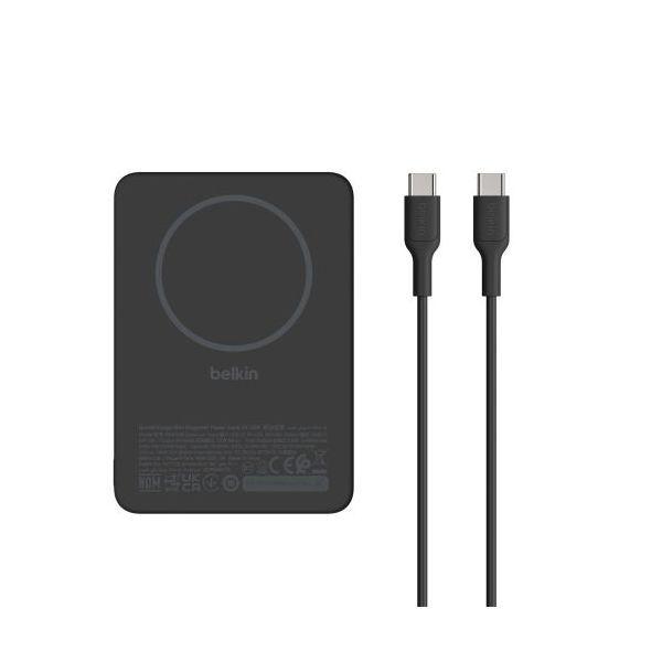 Powerbank BELKIN BoostCharge Slim BPD020HQBK (5000 mAh - USB-C - Preto)