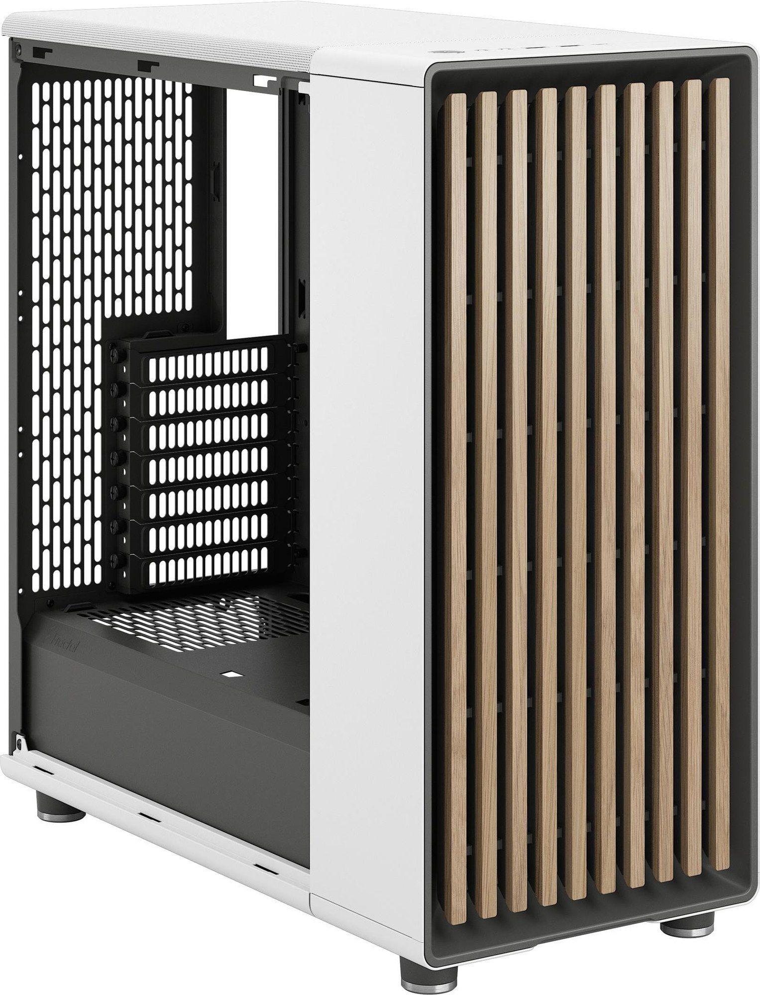 Caixa de Computador FRACTAL DESIGN North FD-C-NOR1C-03 (ATX, Micro ATX, Mini-ITX - Midi Tower - Mini-ITX, ATX - Branco)