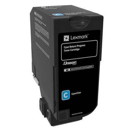 Toner LEXMARK 74C20C0 (3000 páginas a 5% de cobertura - Ciano)