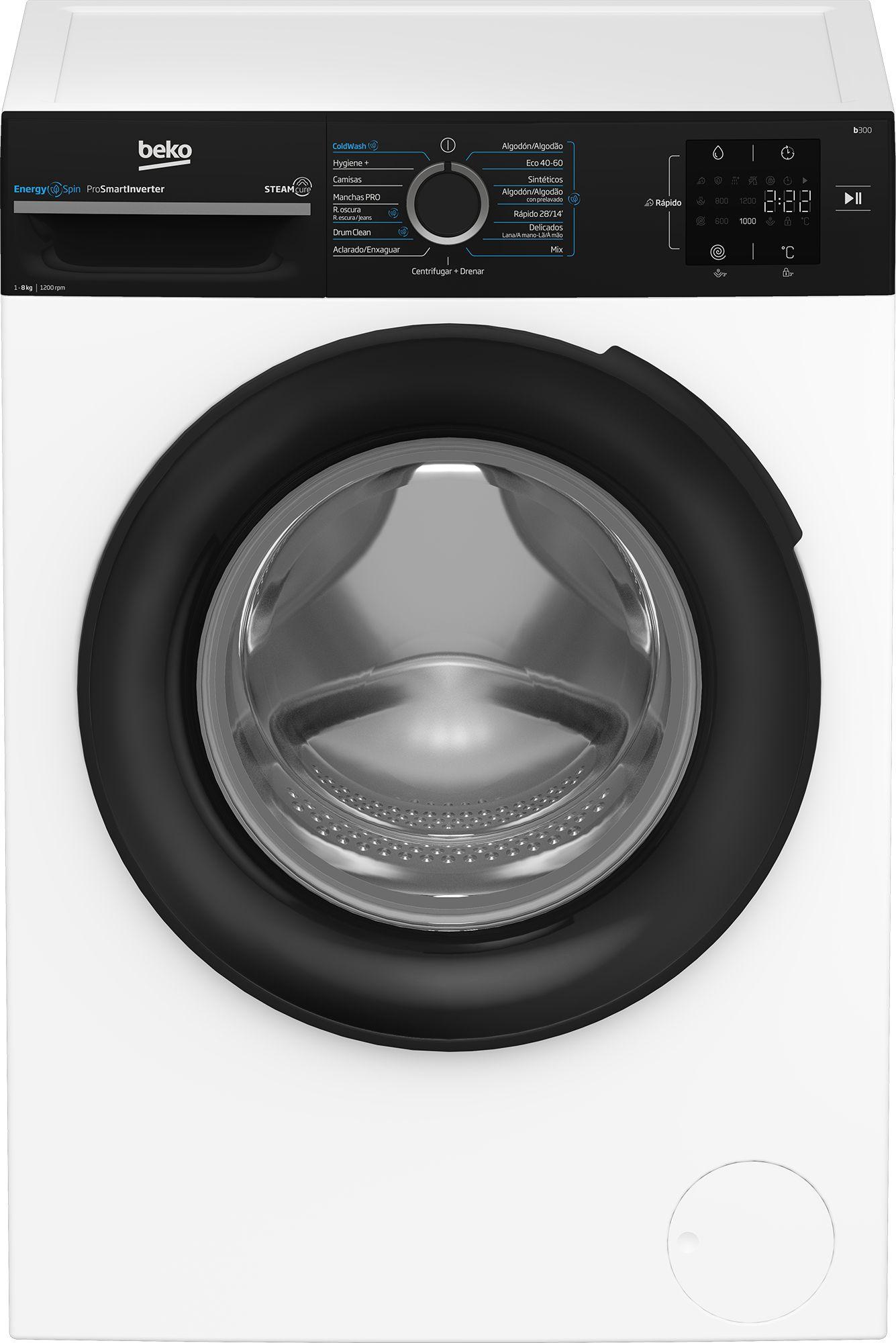 Máquina de Lavar Roupa Independente BEKO BM3WFSU38213 (1151 RPM - B - 45 l - Branco)