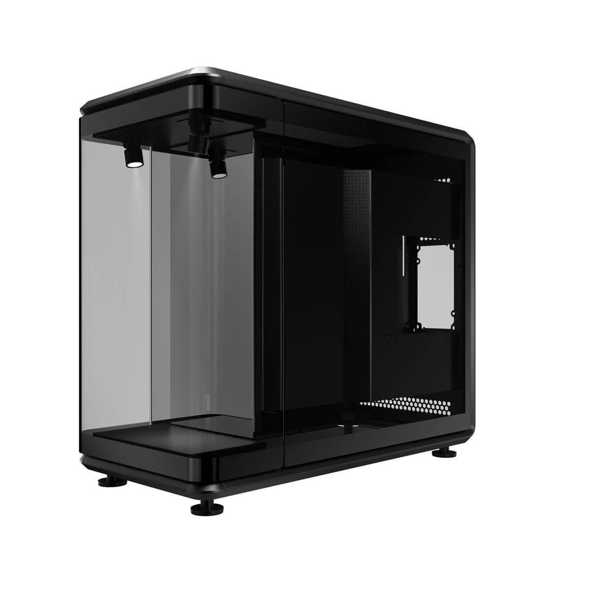 Caixa PC COOLER MASTER MasterFrame 360 Panorama (Mini-ITX, micro ATX, ATX, BTF - Full Tower - ATX, Mini-ITX, micro-ATX, BTF - Preto e Transparente) — miniatura 3