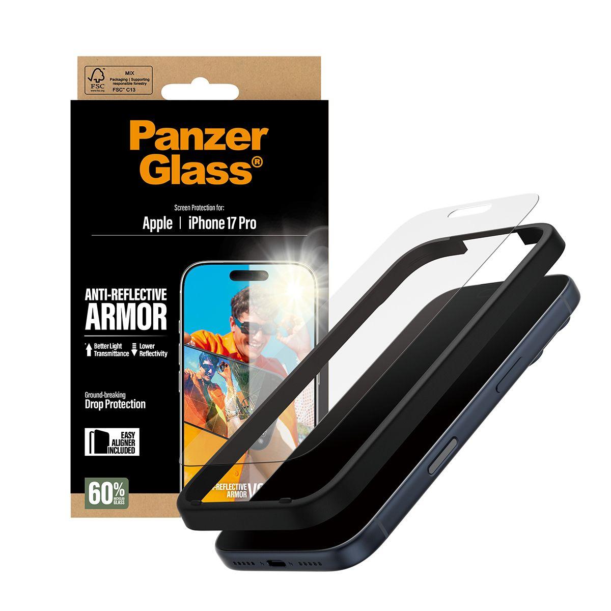 Película de Proteção de Ecrã PANZERGLASS PG93930 (Apple - Transparente) — miniatura 5