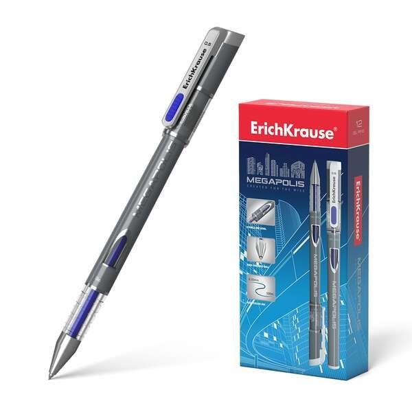 Caneta de Gel ERICHKRAUSE Megapolis (Azul)