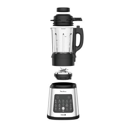 Liquidificadora MOULINEX LM835D10 (Liquidificador - 1400 W - 1,75 L - Preto, Metálico e Transparente) — miniatura 3